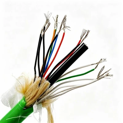 Bardoshli suv osti kabeli 16 * 24AWG + Coax TPU ko'ylagi Dengiz muhandisligi uchun qalaylangan mis o'ralgan qalqon