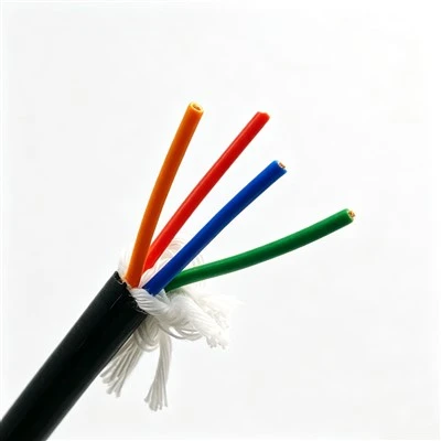 Dengiz uskunalari uchun PP izolyatsiyalangan mis o'tkazgichli moslashtirilgan 4 * 18AWG TPU suv o'tkazmaydigan elektr kabeli